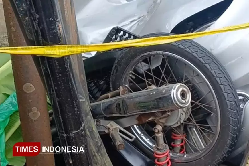Kecelakaan Maut Motor vs Mobil di Kota Banjar, Korban Terjepit Meninggal Dunia
