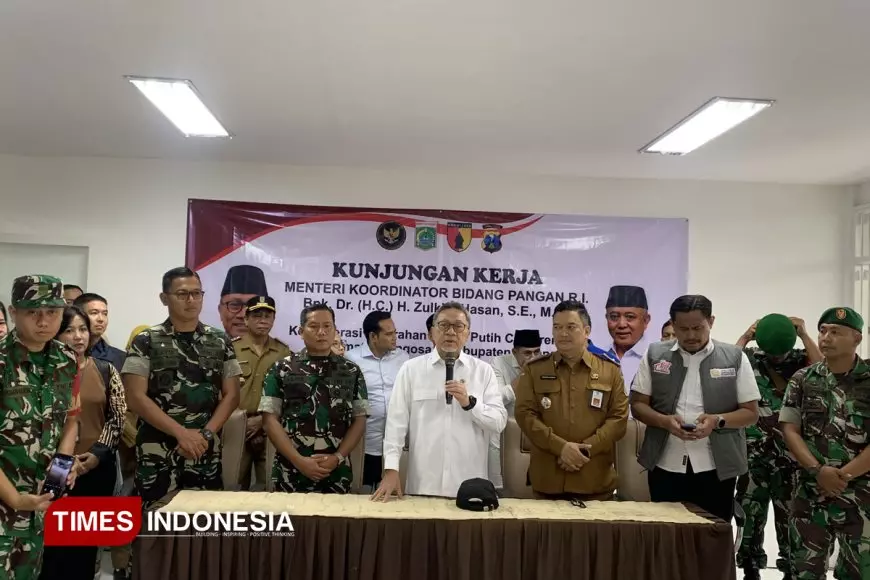 Zulkifli Hasan Tinjau KKMP Candirenggo Malang, Target 20 Ribu Kopdes Rampung Juni 2026
