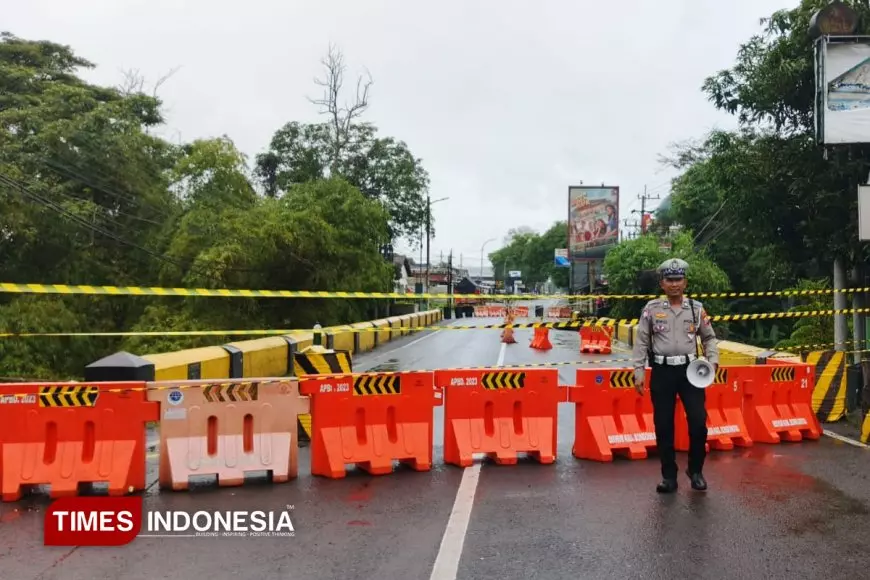 Jembatan Sentong Bondowoso Ditutup karena Ambles, Pemerintah Siapkan Jalur Alternatif