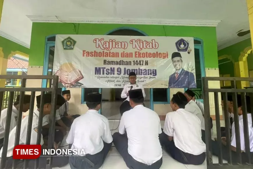 Pesan Mendalam di Awal Ramadan: Kisah Nabi Musa Warnai Pengantar Kajian Kitab di MTsN 9 Jombang