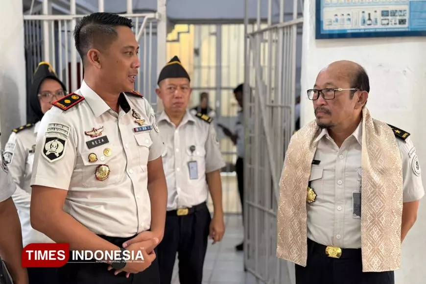 Rutan Batusangkar Disambangi Irwil III Kemenimipas: Wajib Zero Narkoba dan Judi Online