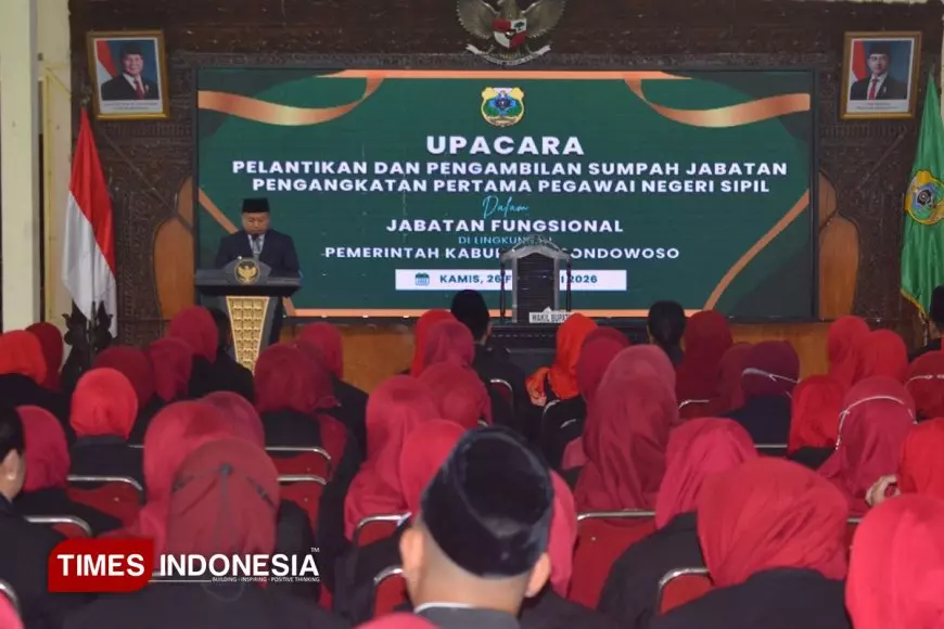 Sebanyak 282 Pejabat Fungsional di Bondowoso Dilantik, Didominasi Nakes