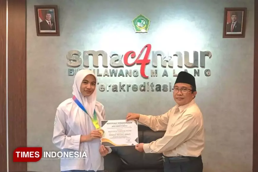 Anatasya Febriane Putri Sabet Medali Emas Kimia di DIPO Competition 8.0