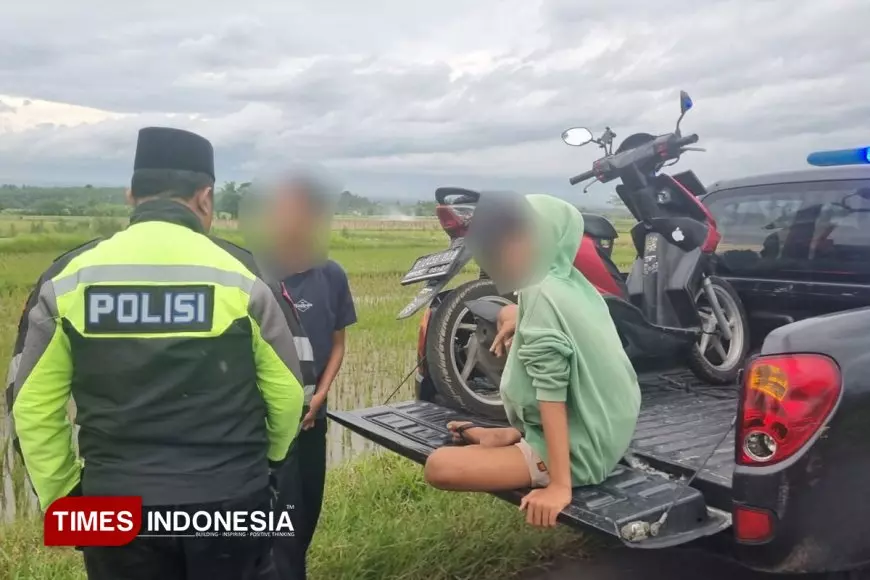 Polisi Tindak Aksi Balap Liar Remaja di Banyuwangi