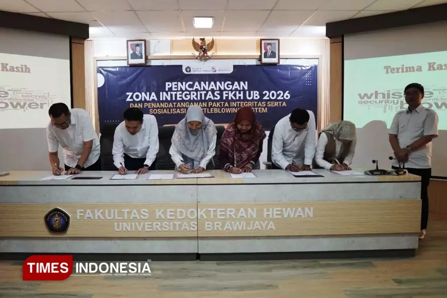 Wujudkan Wilayah Bebas Korupsi, FKH UB Resmi Canangkan Zona Integritas 2026