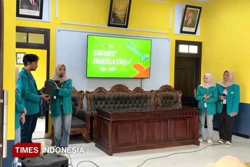 Dorong Pertanian Modern, Kelompok 2 KSMT Wonoayu UNISMA Kenalkan Smart Farming dan Smart Irrigation
