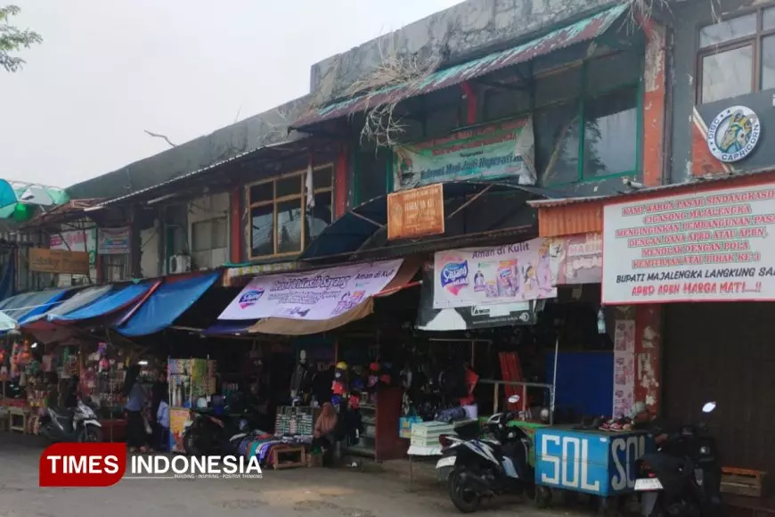 Ratusan Kios 'Nganggur' di Pasar Cigasong, Perdagin Majalengka Minta Segera Dihidupkan