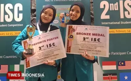 Mahasiswa FK UNISMA Raih Bronze Medal dan Favorite Poster pada 2nd International Students Competition 2026 di Malaysia
