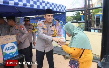 Bagi Takjil hingga Santuni Anak Yatim Selama Ramadan, Cara Polres Pacitan Tingkatkan Kepedulian