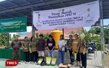 Gelar Pasar Murah, Upaya Kejari Sumba Timur Tekan Harga Pangan saat Ramadan