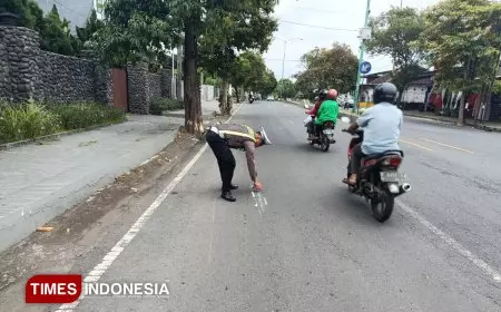 Remaja 16 Tahun Tewas dalam Kecelakaan Tunggal di Jalan Nasional Gajah Mada Banyuwangi
