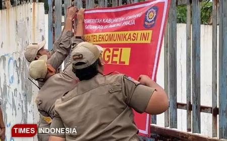 Tertibkan Menara Telekomunikasi, Pemkab Jombang Segel 305 Tower BTS Tanpa SLF