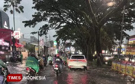 Proyek Drainase Rp32 Miliar Baru Rampung, Kawasan Suhat Kota Malang Kembali Banjir