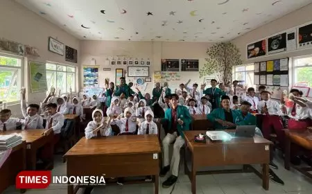 KSM-N 55 UNISMA Tanamkan Kesadaran Gizi Anak melalui Sosialisasi Manfaat Susu Sapi di SDN Tlogobodosari II Tlogosari