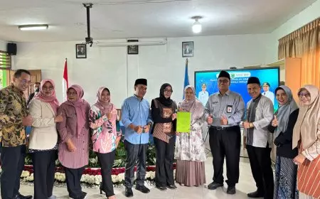 31 Kepala Sekolah Sertijab, Kadindik Kota Batu Tekankan Kesiapan Hadapi Era 5.0