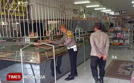 Tekan Kriminalitas Jelang Lebaran, Polisi di Banyuwangi Gencar Patroli