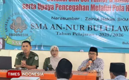 Guru SMA An Nur Mendapat Edukasi Tentang Bahaya & Pencegahan Kanker Dari Yayasan Sosial Kanker Indonesia