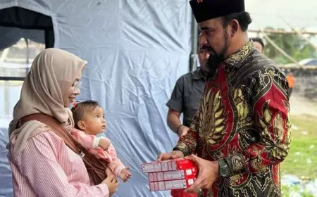 Bupati Aceh Timur Minta Masyarakat Rawat Fasilitas Huntara