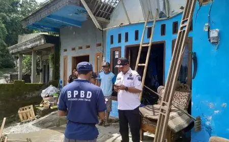 Poncokusumo Malang Dikepung Angin Kencang, 38 Rumah Warga dan 2 Fasum Terdampak