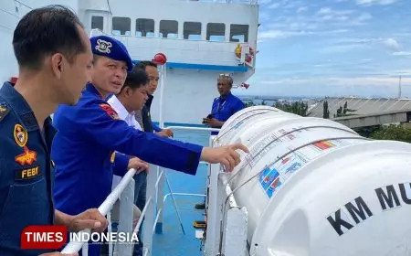 Hadapi Arus Mudik, Satpolairud Polresta Banyuwangi Cek Kesiapan Moda Transportasi Laut