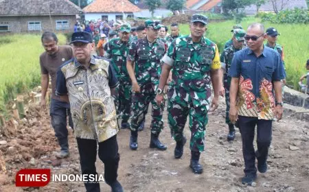 Kunjungan Tim Wasev TMMD di Majalengka, Bupati Soroti Dampak Ekonomi Desa