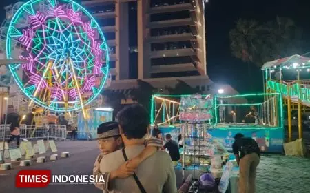 Disulap Jadi Pasar Malam, Wisma Ahmad Yani Jadi Spot Ngabuburit di Gresik