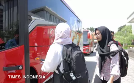 Untag Surabaya Fasilitasi Mudik Gratis untuk Mahasiswa dan Warga