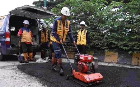 Jelang Arus Mudik Lebaran, Pemkab Bekasi Percepat Perbaikan Jalan