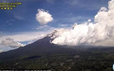 Gunung Semeru Erupsi, Awan Panas Mengarah Besuk Kobokan