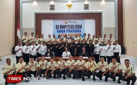 Naik Kelas, 78 Satpam di Jawa Timur Ikuti Uji Kompetensi LSP P2 Sekuriti PP Polri di BLK Singosari