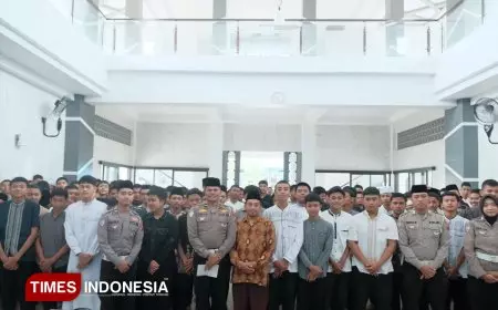 Satlantas Polres Malang Berikan Penguatan Karakter Aman Berkendara di SMK Muhammadiyah 1 Kepanjen