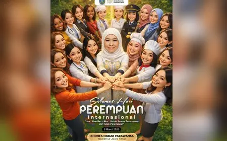 Hari Perempuan Internasional, Gubernur Khofifah Dorong Penguatan Perlindungan dan Pemberdayaan Perempuan