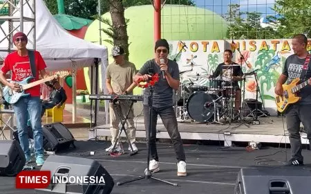 Ngabuburit Beda, Band Lokal dan Disparta Kota Batu Menghibur Sekaligus Santuni Anak Yatim