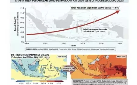 Riset BRIN, Risiko Siklon Tropis di Indonesia Semakin Meningkat