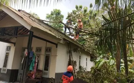 BPBD Ciamis Catat 114 Rumah Warga Rusak Akibat Cuaca Ekstrem di 7 Kecamatan