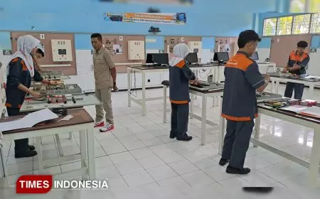 Fasilitas Praktik Modern Kunci Sukses UKK SMK Muhammadiyah 1 Kepanjen