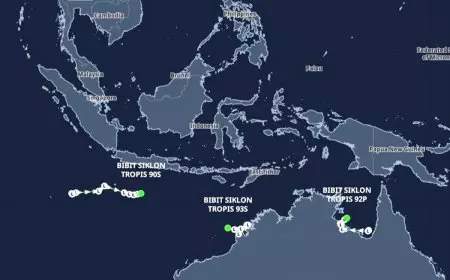 BMKG: Dua Bibit Siklon Tropis Berpotensi Tingkatkan Hujan di Banyak Wilayah