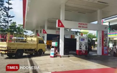 Antrean BBM di SPBU Pacitan Mulai Mengular