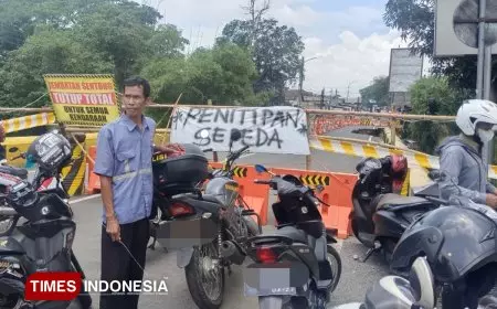 Jembatan Sentong Bondowoso Jadi Tempat COD dan Penitipan Motor