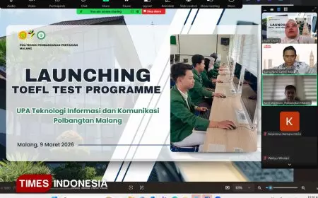 Tingkatkan Daya Saing Lulusan, Polbangtan Malang Luncurkan Program Tes TOEFL