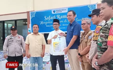 Hangatnya Kebersamaan, Safari Ramadan PT KNI Berbagi Paket untuk Mitra di Loktuan Bontang