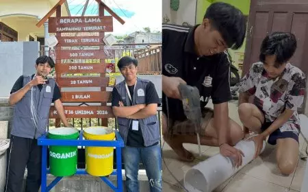 Dari Lubang Kecil Jadi Solusi Besar: Mahasiswa KSM-T Unisma Kelompok 16 Kenalkan Resapan Biopori