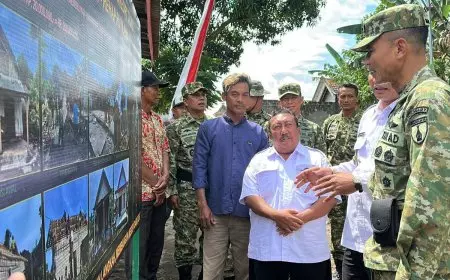 TMMD ke-127 Kodim 0809 Kediri Resmi Ditutup, Pembangunan Jalan Desa hingga RTLH Tuntas 100 Persen