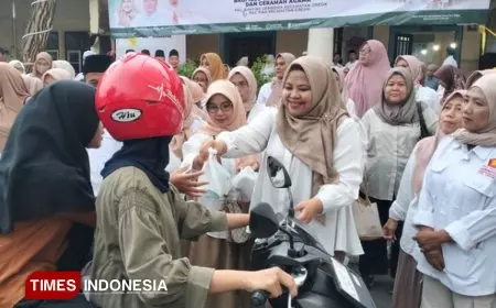 Hanya 10 Menit, Seribu Takjil di Bandar Grissee Ludes Diserbu Warga