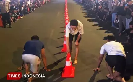 Ribuan Warga Padati Jalan Dokar Tasikmalaya, Saksikan Tasik Speed Run Ramadan Race