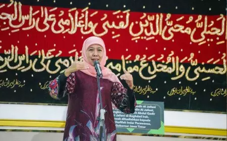 Ada Pameran Kiswah Syekh Abdul Qadir Al Jailani di Masjid Al Akbar Surabaya