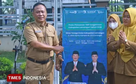Kepatuhan THR Perusahaan di Lamongan Naik Signifikan, Disnaker: 81Persen Cair Tepat Waktu