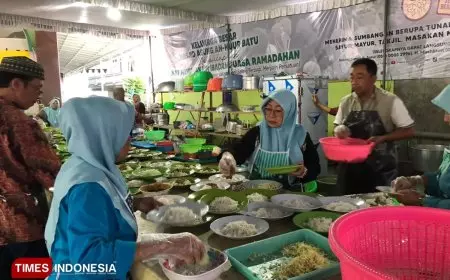 Tradisi Buka Puasa di Masjid Agung An-Nur Kota Batu Selalu Dinanti