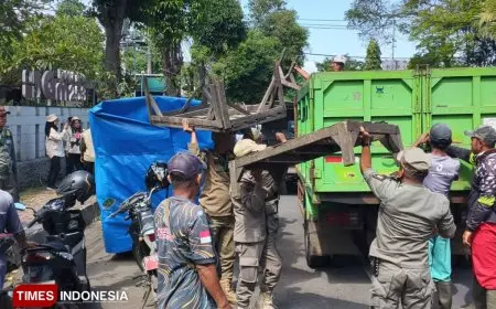 Satgas ITR Jember Tertibkan Kawasan Segitiga Emas dari PKL