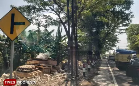 Material Sisa Proyek Menumpuk di Pinggir Jalan, Mayora Angkat Bicara